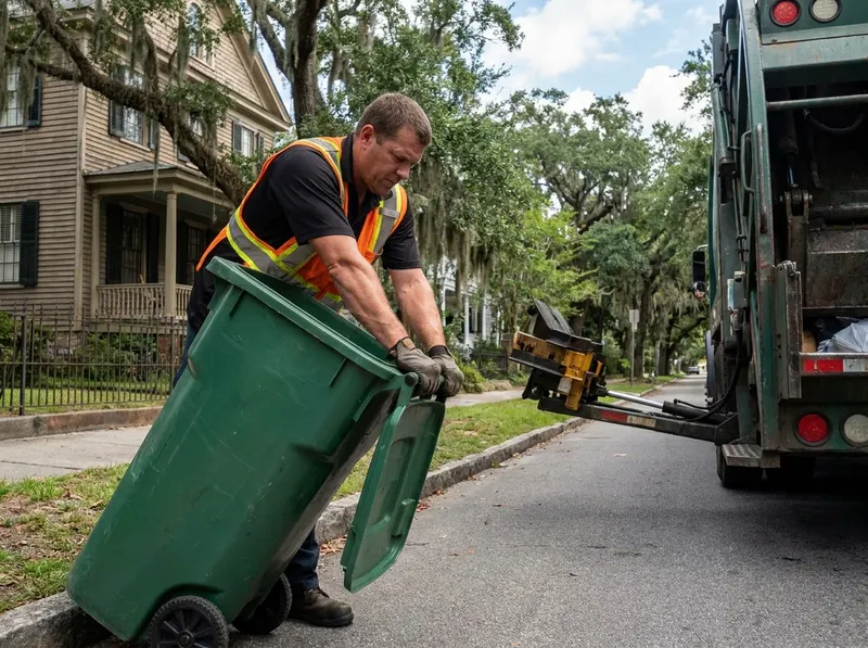 Curbside Residential Refuse Collection in Savannah, GA