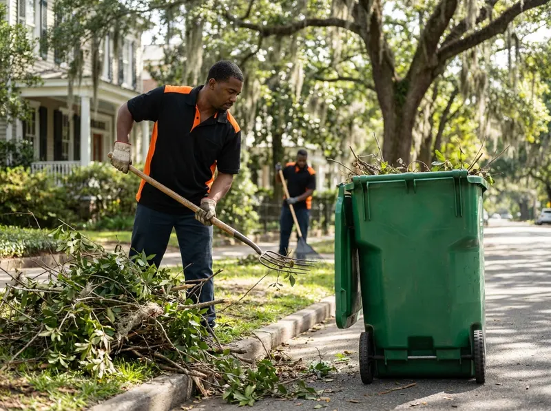 Yard Waste Refuse Collection in Savannah, GA